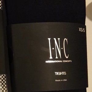 Small black tight INC International Concepts $14.99 xs/s 5'4" -5'6" Nwt USA made